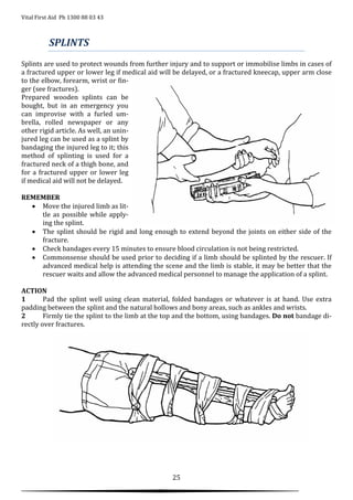 Vital first-aid-first-aid-book-2015 | PDF