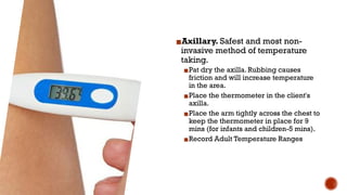 Comprehensive Guide to Vital Signs: Temperature and Pulse Assessment | PPTX