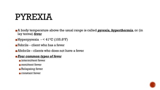 Pyrexia Temperature Range Comprehensive Guide to Vital Signs: Temperature and Pulse Assessment | PPTX