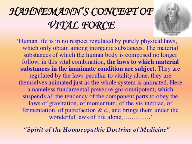 Vitalism & its acceptance in modern sciences