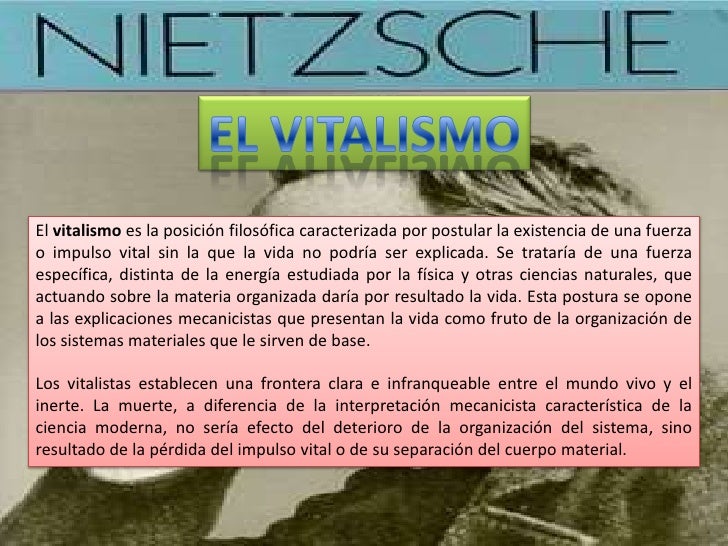 Vitalismo Vitalismo