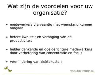 stressbestendigere medewerkers