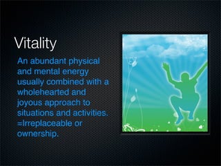 Vitality V Functionality In Your Business