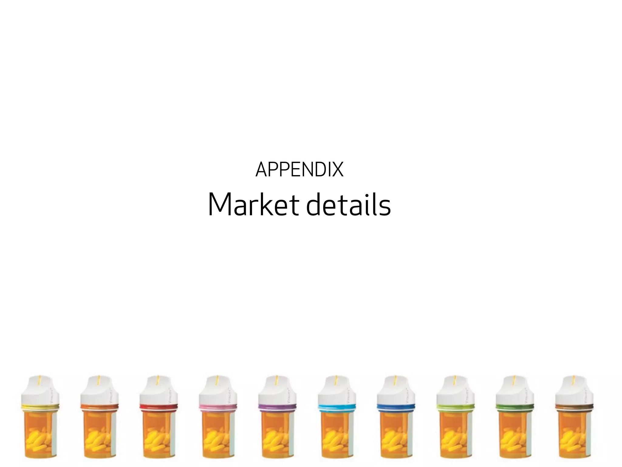 APPENDIX

Market details
 