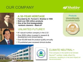 [object Object],[object Object],[object Object],[object Object],[object Object],OUR COMPANY Products Unconditionally GUARANTEED! ,[object Object],[object Object],[object Object],[object Object],UNLIMITED FUTURE!!! CLIMATE NEUTRAL ™ First company in the world to be Climate Neutral ™  certified, totally offset C0 2  emissions, resulting in a net zero impact on the environment.  
