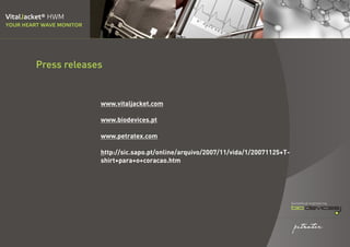 Vitaljacket Presentation English