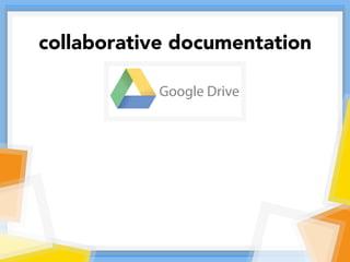 collaborative documentation
 