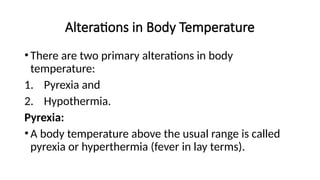 Pyrexia Temperature Range Vital Signs for Nurses and Nursing Students | PPTX