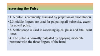 Palpable P2 Vital signs , anatomy & physiology | PDF