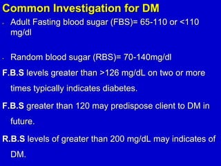 Vital signs Blood Pressure and glucose testing | PPTX