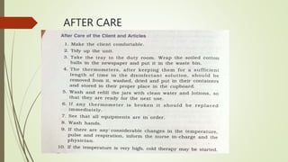 AFTER CARE
 