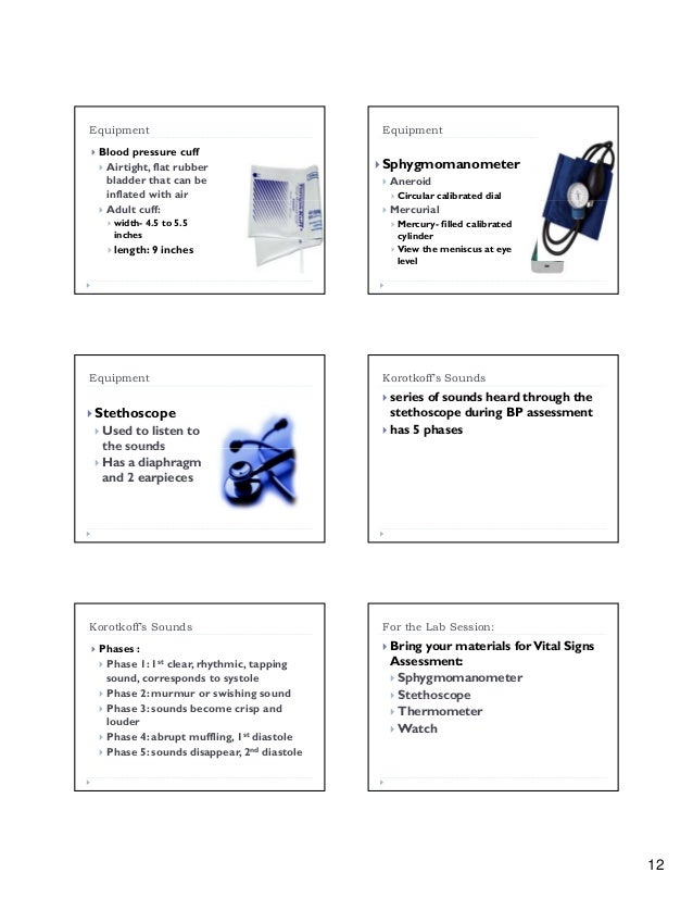What Are The Different Tools Equipment And Paraphernalia For Taking Vital Signs