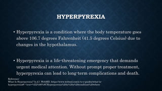 HEAT CRAMPS
• Heat cramps are painful, involuntary muscle spasms that
usually occur during heavy exercise in hot environme...