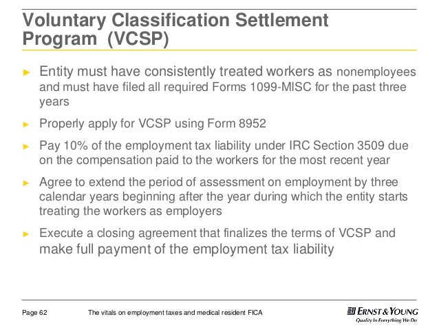 the vitals on employment taxes and medical resident fica 62 638 jpg cb 1354790621 form 8952