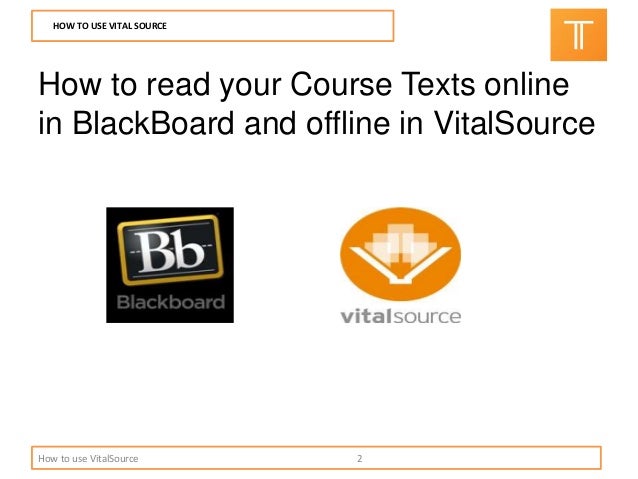 How To Download Books From Vitalsource Bookshelf
