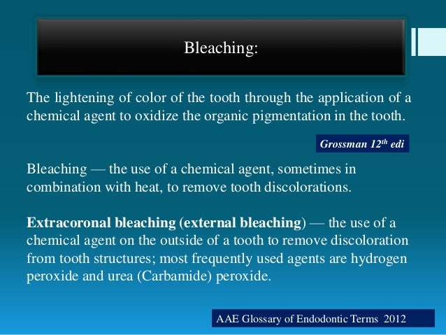 Vital Tooth Bleaching Vital Tooth Bleaching