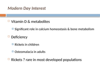 Vitamin-D-Significant role in calcium homeostasis & bone metabolism | PPTX