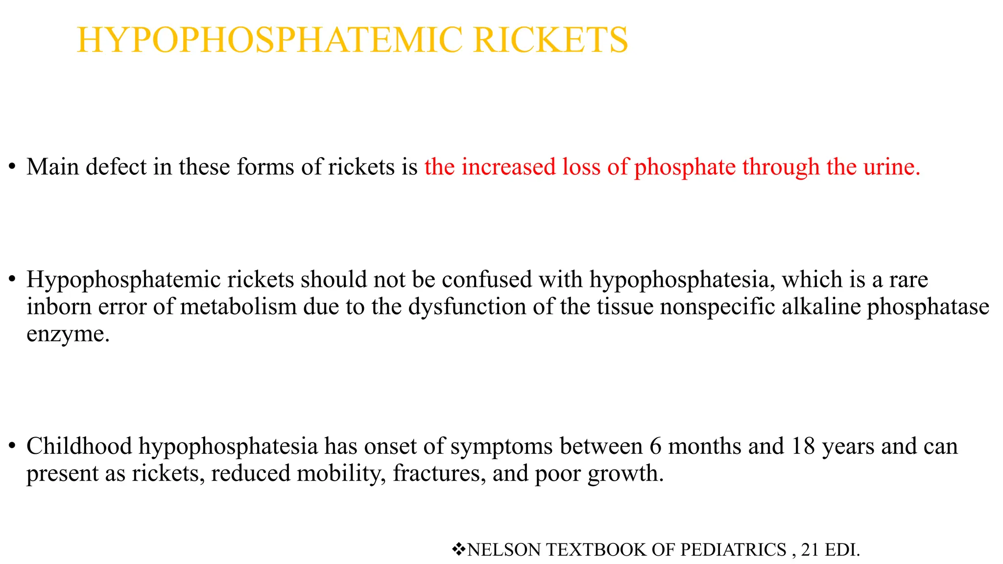 VITAMIN-D RESISTANT RICKETS.ppt educationx | PPTX