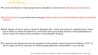 VITAMIN-D RESISTANT RICKETS.ppt educationx | PPTX