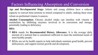Vitamin A(Sources, Properties, Physiological Function, and Deficiency).pptx
