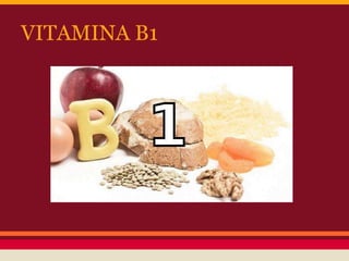 VITAMINA B1 
 