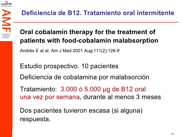 Vitamina B12 oral