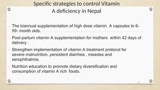 Vitamin A Deficiency Control Program in Nepal: A Public Health Success ...
