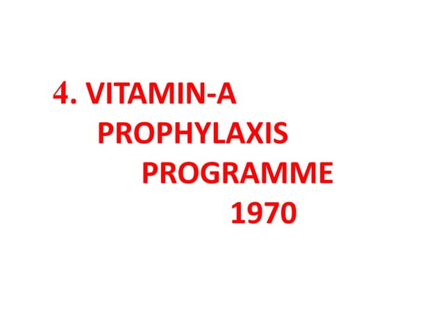 Vitamin A prophylaxis programme | PDF | Blood Disorders | Diseases and ...