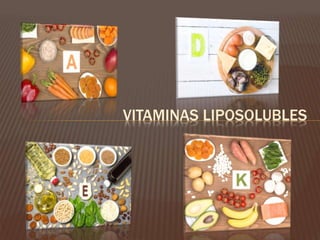 VITAMINAS LIPOSOLUBLES
 