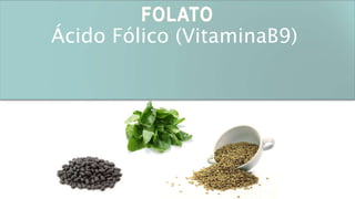 Ácido Fólico (VitaminaB9)
 