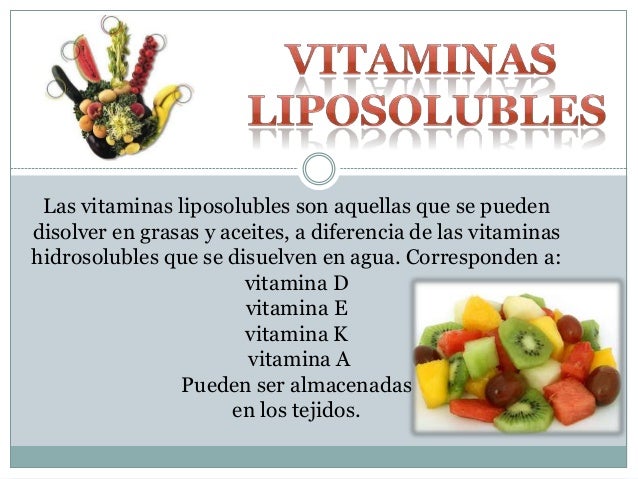 Vitaminas Liposolubles