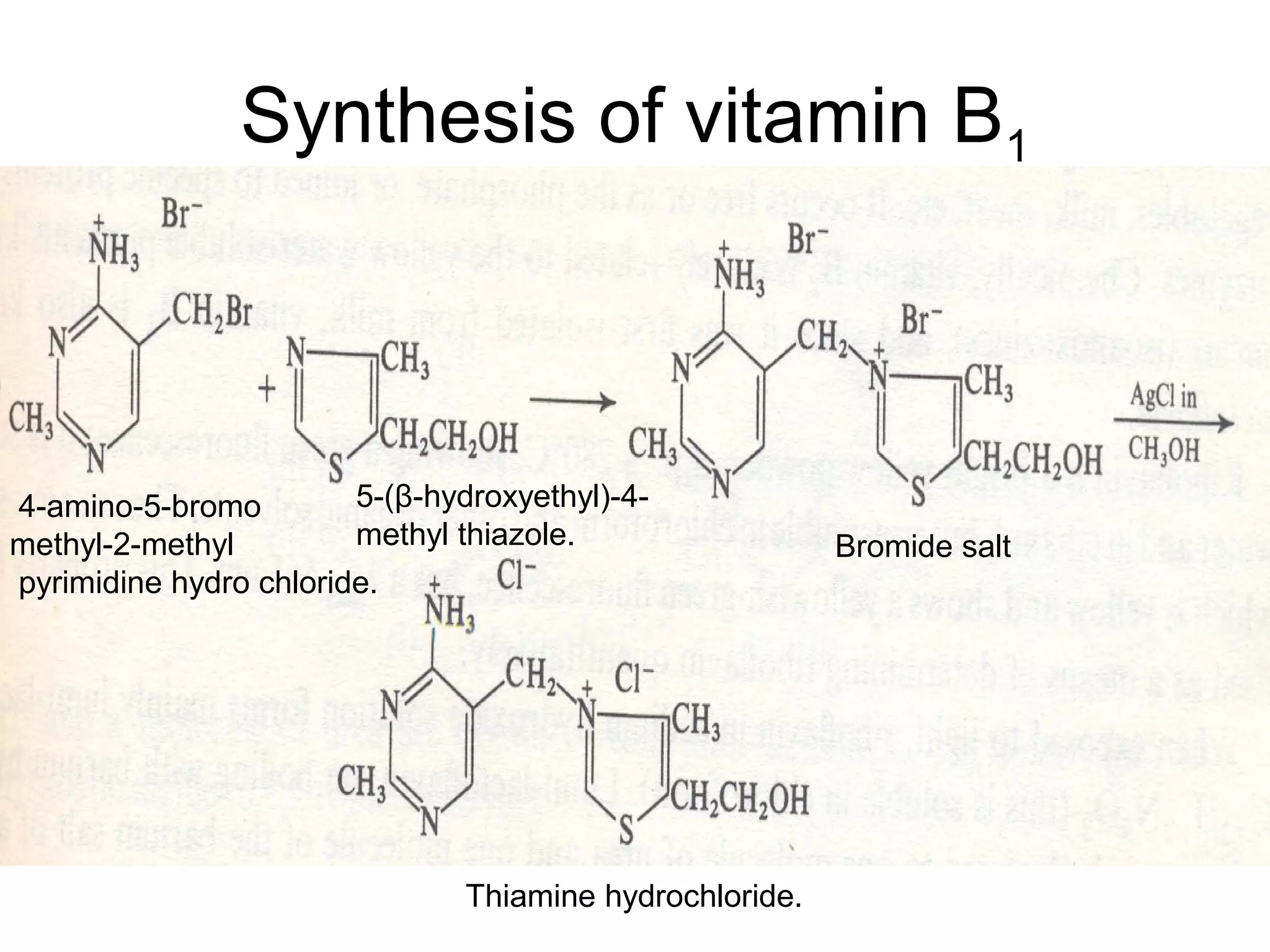 VITAMIN B1 [THIAMINE] MEDICINAL CHEMISTRY BY P. RAVISANKAR [ SOURCE ...