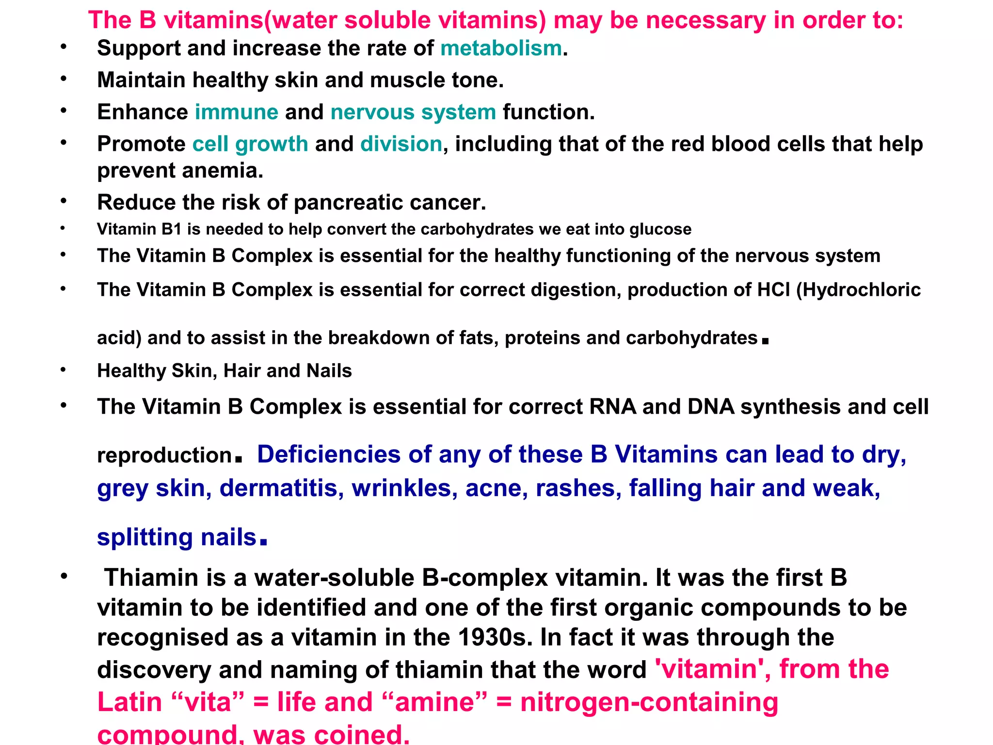 VITAMIN B1 [THIAMINE] MEDICINAL CHEMISTRY BY P. RAVISANKAR [ SOURCE ...