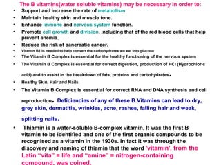 VITAMIN B1 [THIAMINE] MEDICINAL CHEMISTRY BY P. RAVISANKAR [ SOURCE ...