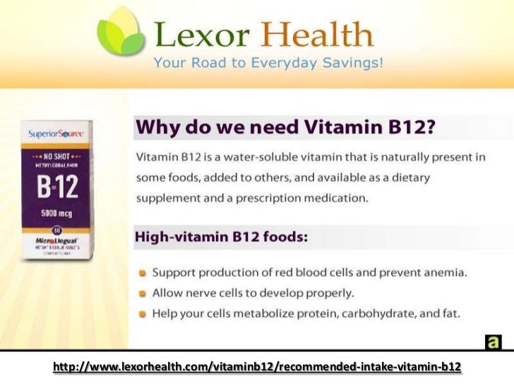 Vitamin B12 supplements provide glucose support, aid stress managemen…