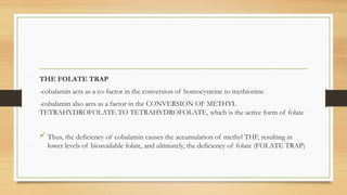 Vitamin B12 and Folate medicine theory.pptx