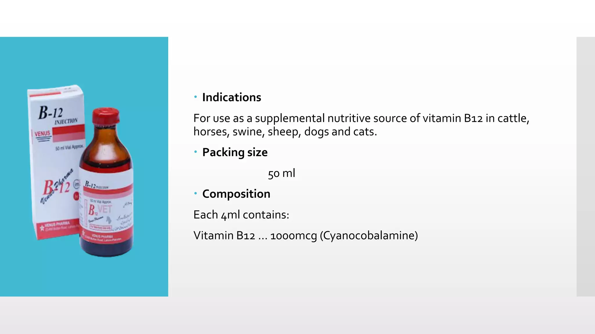 Vitamin b12 deficiency in animals | PPTX