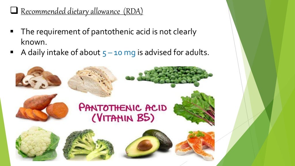 Vitamin b5, pantothenic acid