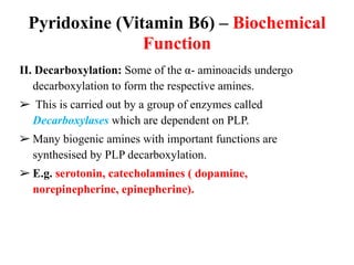 vitaminb6-Final .Vitamins are non nutrient chemical substance | PDF
