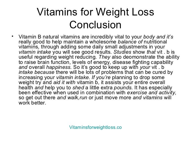 Vitamin B Complex Can Help Metabolize Fat