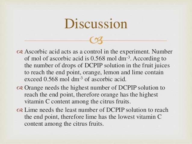 Vitamin c essay