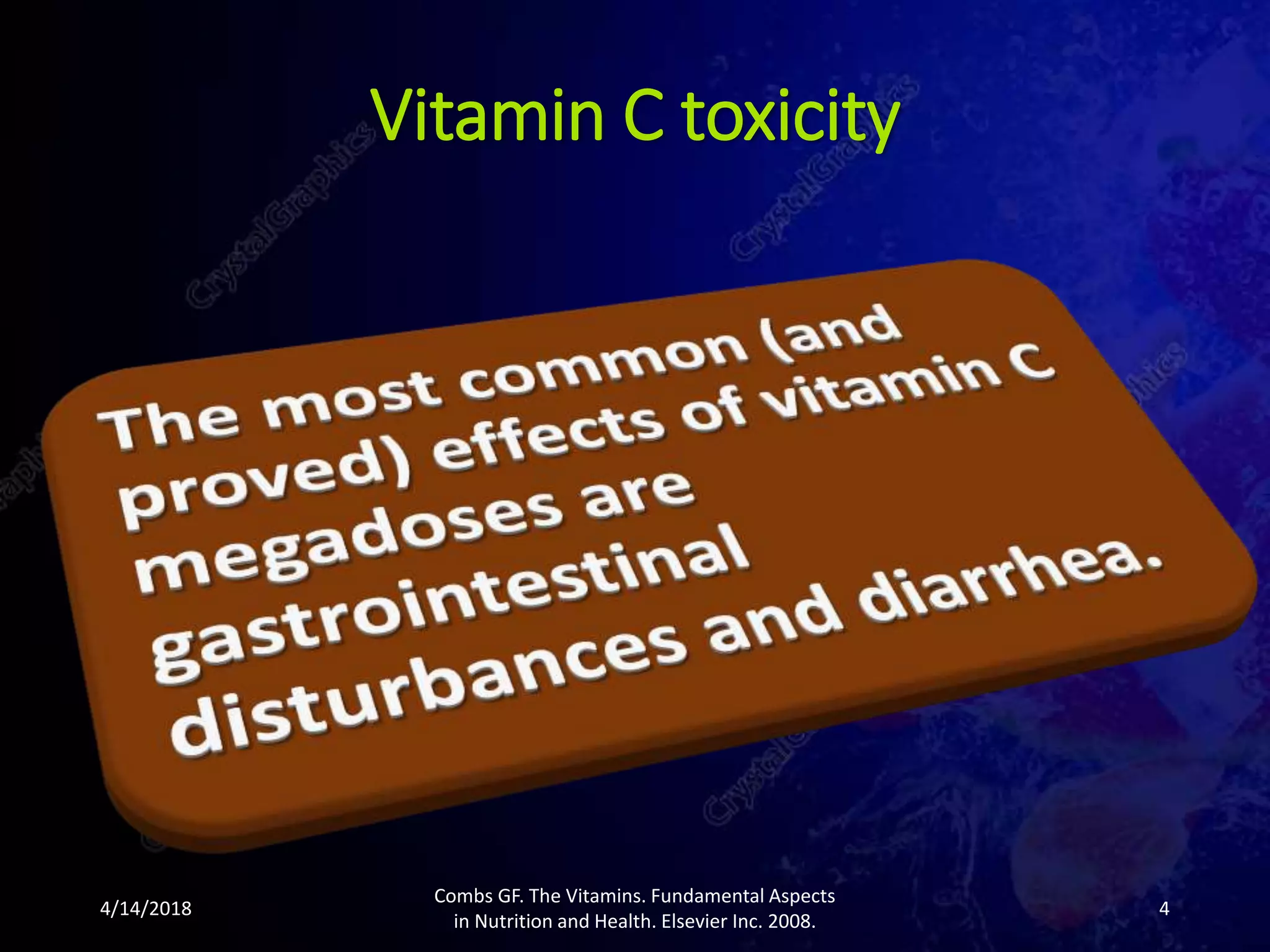 Vitamin C toxicity PPT