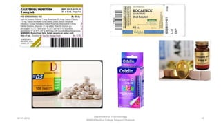 08-07-2016
Department of Pharmacology
MIMER Medical College Talegaon Dhabade
49
 