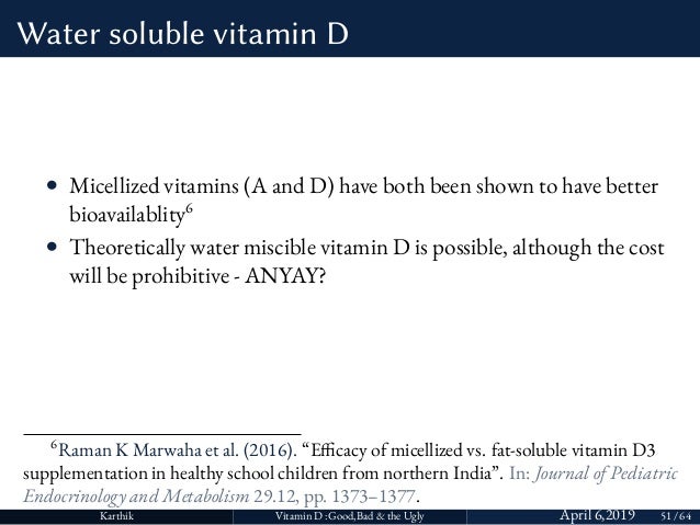 Vitamin D The Good Bad And The Ugly