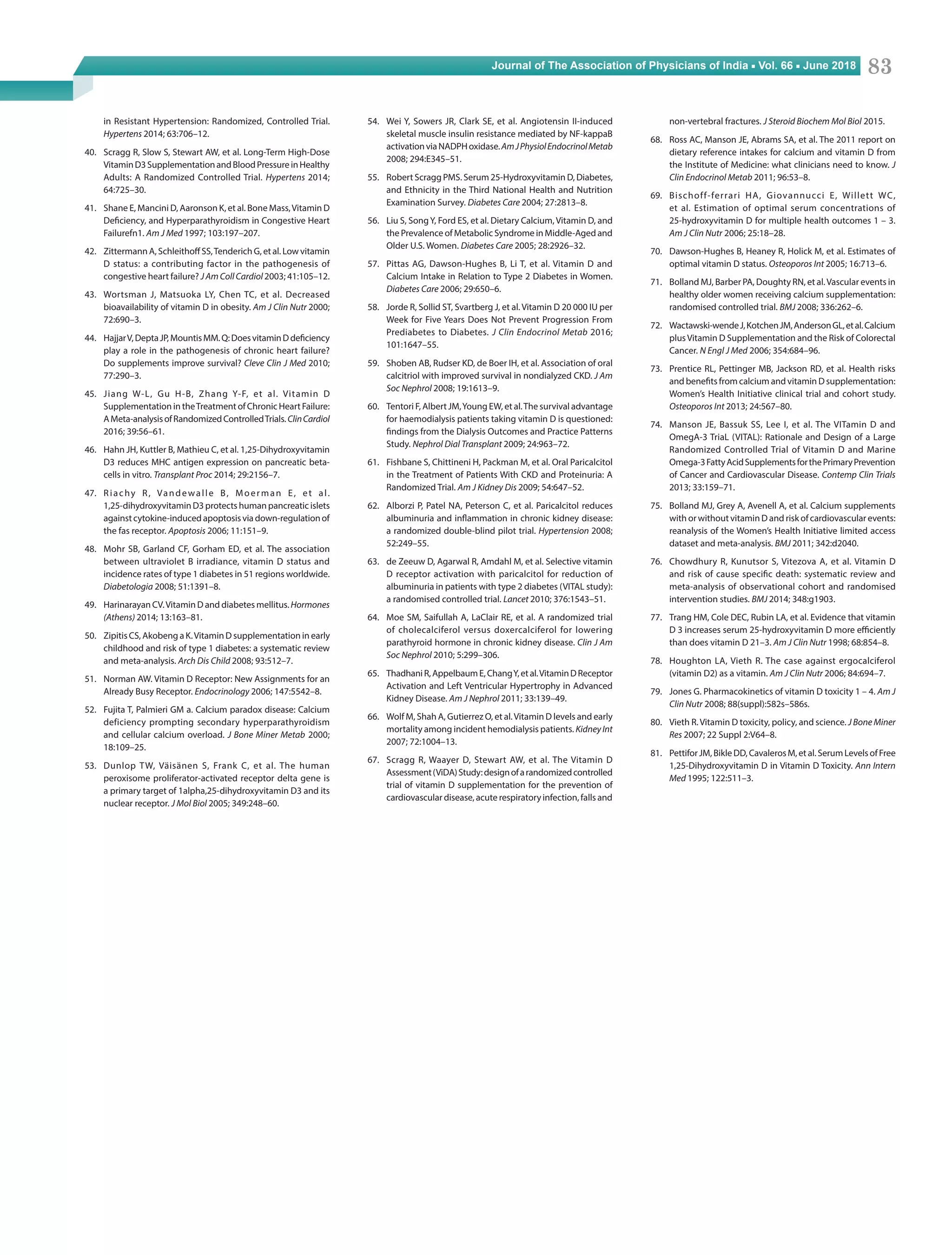 Vitamin d and heart disease | PDF