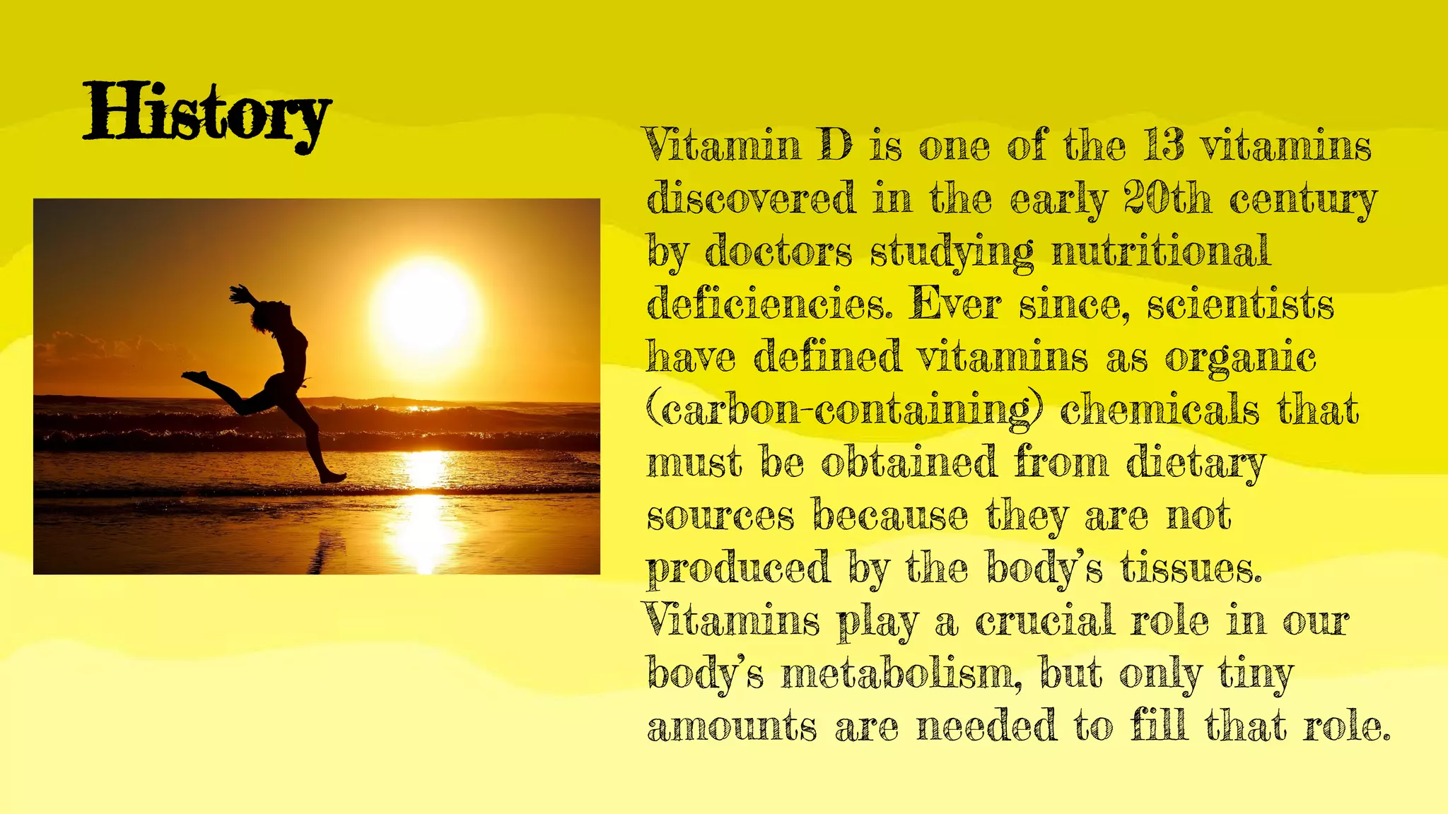 Illustration of vitamin D deficiency concept and the need for understanding exposure and health effects