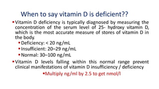 Vitamin D deficiency in children | PDF