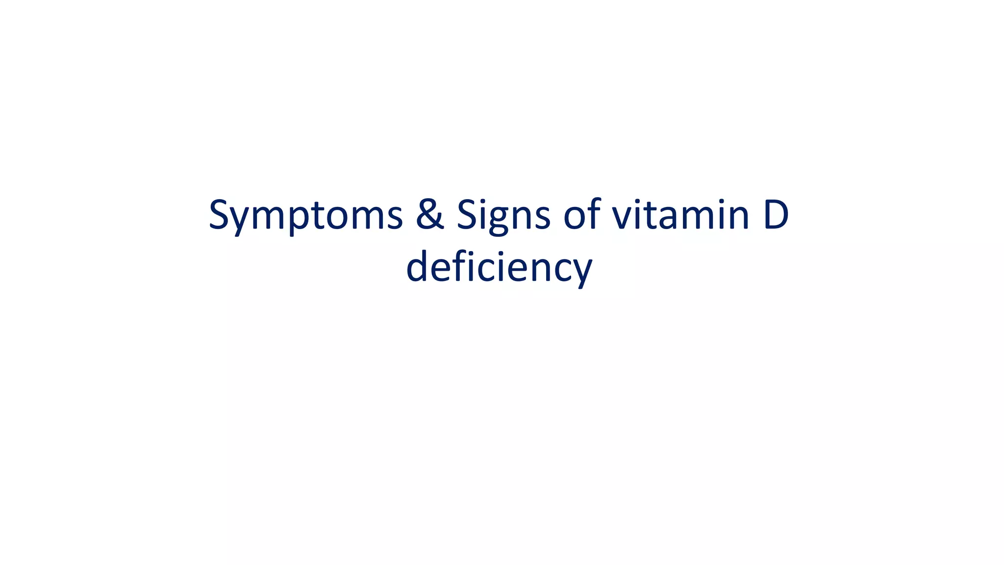 Vitamin d deficiency in children | PDF