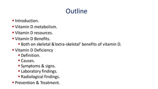Vitamin d deficiency in children | PDF