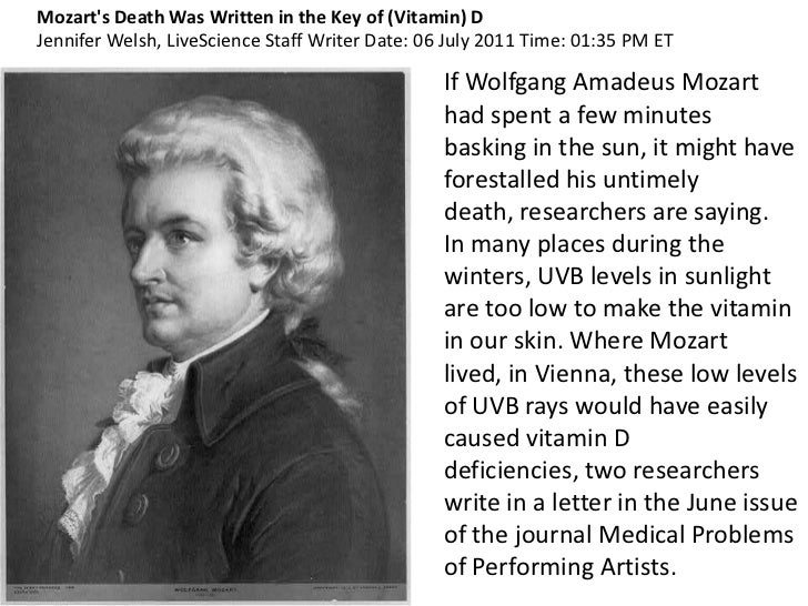 fun facts about mozart